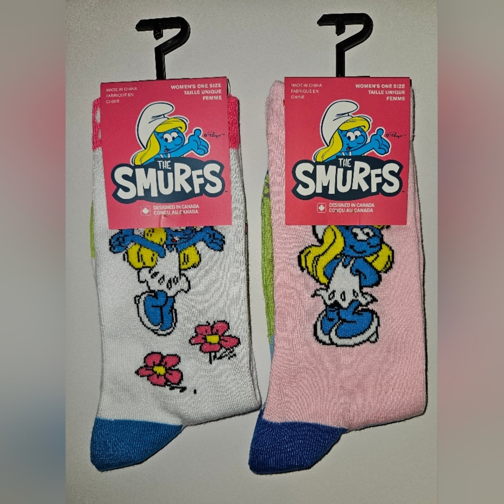 The Smurfs socks (Smurfette)
